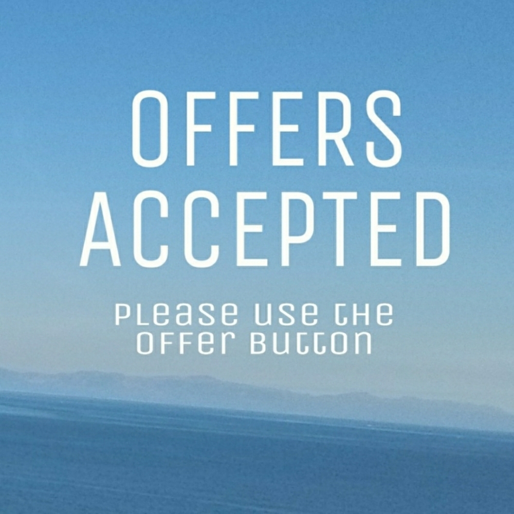 No worries... I accept reasonable offers.